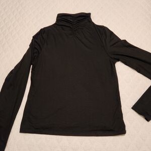 a new day Black Turtleneck Top